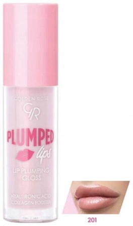 GOLDEN ROSE Plumped Lips błyszczyk do ust 201 Lip Plumping Glos 4,7ml 