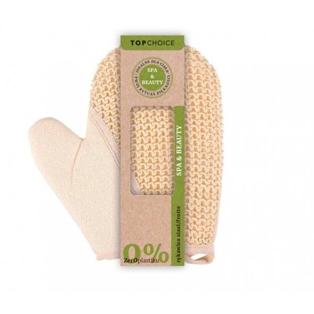 TOP CHOICE Rękawica sizalowa do mycia i masażu 1956