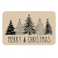 ECARLA dywanik wycieraczka świąteczna 60x90cm CHOINKI DYW13