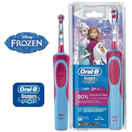 ORAL B Stages Power elektryczna szczoteczka dziewczęca Frozen 3+ lat 1szt