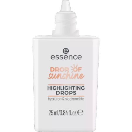 ESSENCE Drop Of Sunshine kropelki rozświetlające z kwasem hialuronowym 25ml