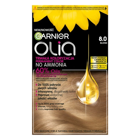 GARNIER Olia farba do włosów 8.0 Blond 174ml