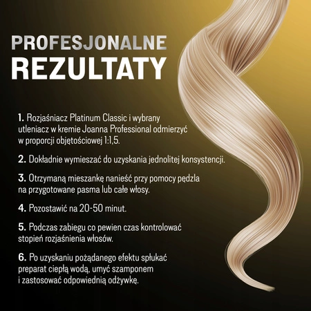 JOANNA PROFESSIONAL Platinun Classic rozjaśniacz do włosów 450g