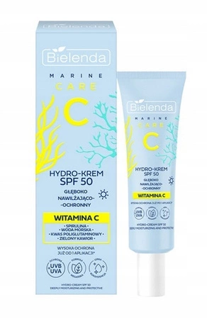 BIELENDA C Marine Care hydro krem nawilżający ochronny SPF 50 40ml