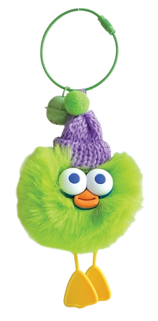 ESTETICA Chlapu Chlap brelok z dwoneczkiem CutieLulu Zielony