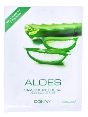 CONNY maska na twarz kojąca Aloes płat 23g
