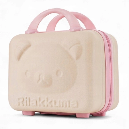 ECARLA mini walizka dla dzieci 30x16x24cm Beżowa WP09