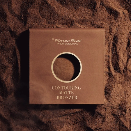 PIERRE RENE Contouring Matte Bronzer puder do twarzy brązujący 10g