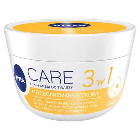 NIVEA Care lekki krem przeciwzmarszczkowy 100ml