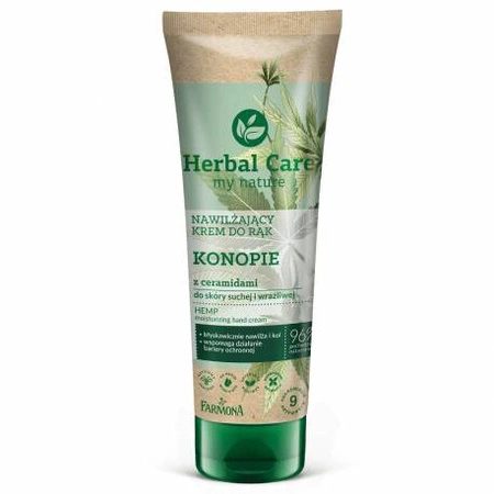 FARMONA Herbal Care Konopie zestaw (płyn micelarny + krem do twarzy + krem do rąk)