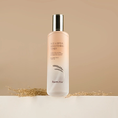 FARMSTAY Rice & Bifida tonik do twarzy rozjaśniający 120ml