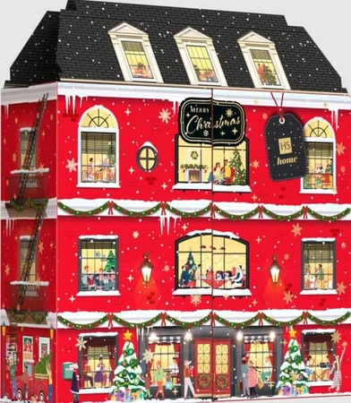 HISKIN Merry Christmas kalendarz adwentowy świeczki, dyfuzor, zapałki Kamienica