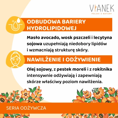 SYLVECO Vianek Odżywcza krem do twarzy na noc 50ml