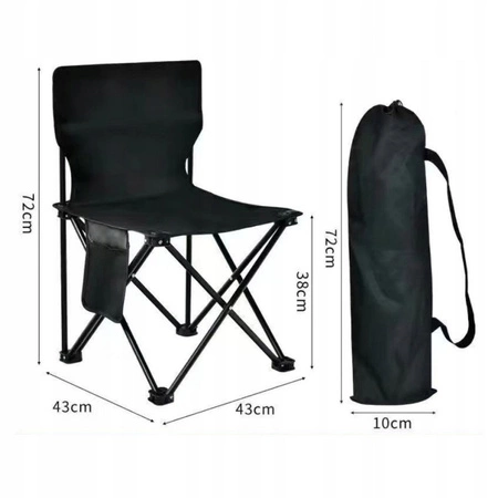 ECARLA krzesło turystyczne składane KRT12CZ