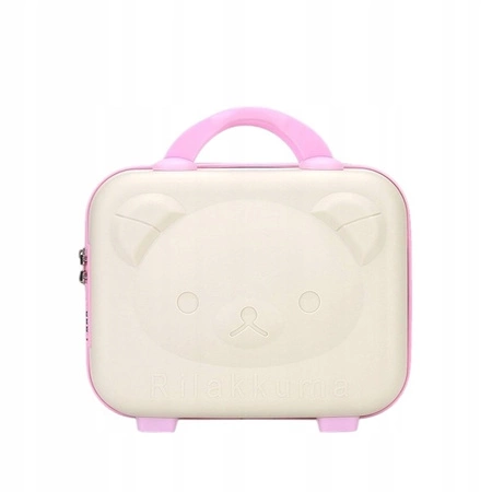 ECARLA mini walizka dla dzieci 30x16x24cm Beżowa WP09