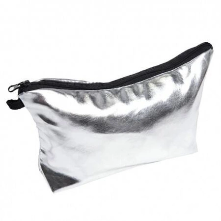 ECARLA kosmetyczka Srebrna KS5W9