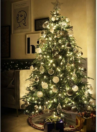 ECARLA Lampki Led światełka drucik 1000 LED 100m Ciepłe Białe LAMP49