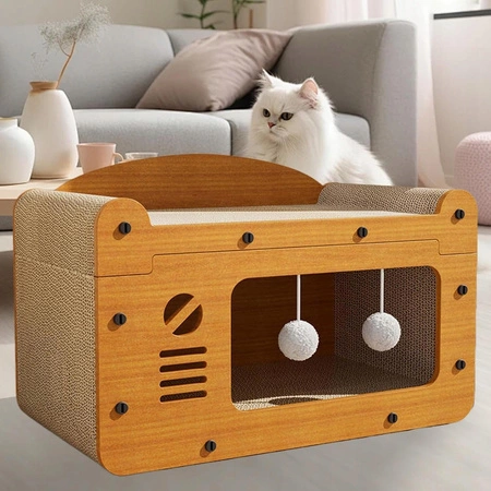 ECARLA legowisko domek dla kota 30x56x30cm KOT18