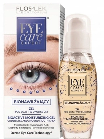 FLOSLEK Eye Care żel pod oczy bionawilżający Z Mikrokapsułkami 30ml