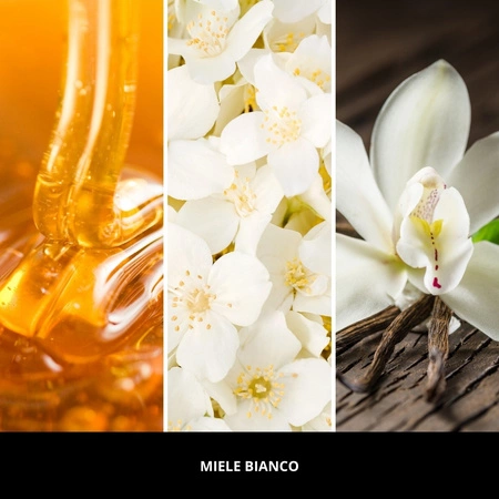 MILLEFIORI MILANO Car Icon Metalic odświeżacz do auta MIELE BIANCO 50g