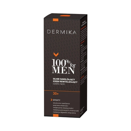 DERMIKA 100% For Men krem wygładzający 40+ 50ml
