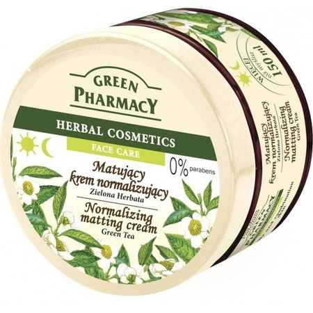 VIS PLANTIS Green Pharmacy matujący krem Zielona Herbata 150ml