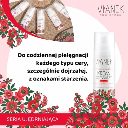SYLVECO Vianek Przeciwzmarszczkowa krem do twarzy na noc 50ml