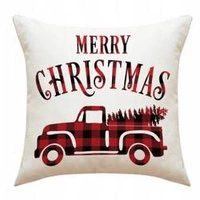 ECARLA Zima świąteczna poszewka na poduszkę 45x45cm Merry Christmas POD124