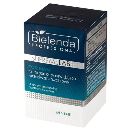 BIELENDA PROFESSIONAL Supremelab Men Line krem pod oczy nawilżająco przeciwzmarszczkowy 15ml