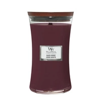 WOODWICK Pluswick Duża świeca w słoiku BLACK CHERRY 609,5g