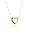 ECARLA naszyjnik ze stali szlachetnej pozłacanej SERCE NST2177