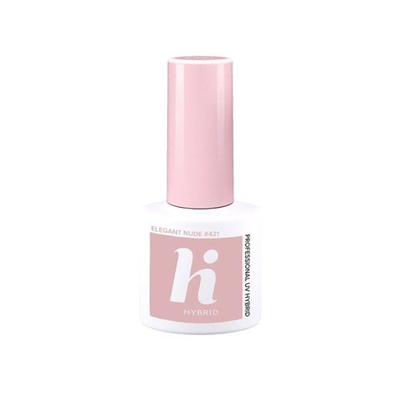 HI HYBRID Lakier hybrydowy 421 Elegant Nude 5ml