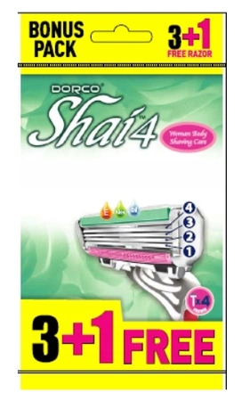 DORCO Women Shai 4 maszynki do golenia 3+1szt.