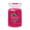 YANKEE CANDLE Signature Duża świeca w słoiku SPARKLING WINTERBERRY 567g 