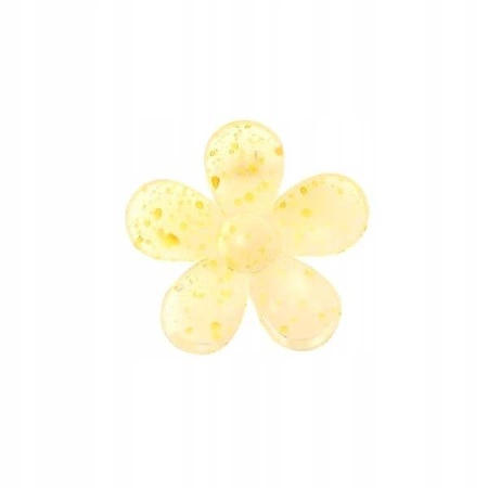 ECARLA spinka-klamra do włosów Kwiatek transparentny Blady Żółty SP275