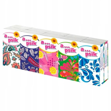 VELVET chusteczki higieniczne 3-warstwowe Apsik 10x9szt