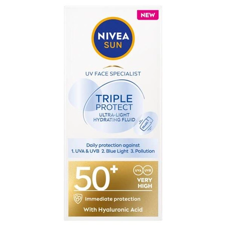 NIVEA Sun UV Face Specialist krem do twarzy 50+ Triple Protection 40ml