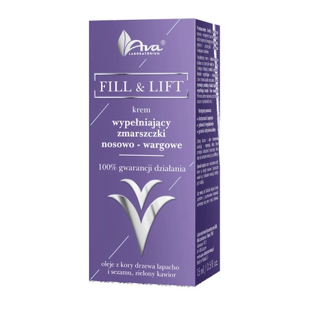 AVA Fill & Lift krem wypełniający zmarszczki nosowo-wargowe 15ml
