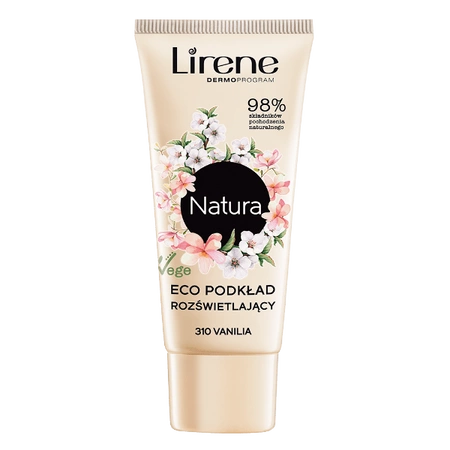 LIRENE Natura Eco podkład rozświetlający 310 Vanilia 30ml