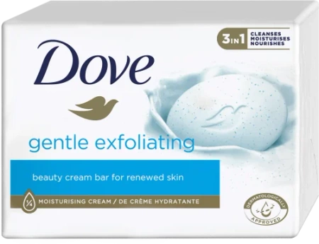 DOVE mydło w kostce delikatnie złuszczające 3in1 Gentle Exfoliating 90g 