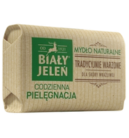 BIAŁY JELEŃ Mydło w kostce z lnem 100g