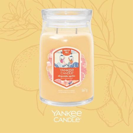 YANKEE CANDLE Signature Duża świeca w słoiku SLOPESIDE SPRITZ 567g