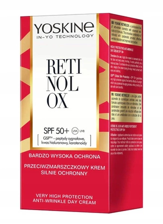 DAX Yoskine RetinolX krem do twarzy przeciwzmarszczkowy SPF50+ 30ml