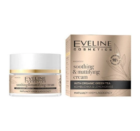 EVELINE Organic Gold matujący krem na dzień i na noc 50ml