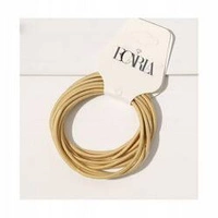 ECARLA zestaw gumek do włosów Kremowe GUM84K 10szt