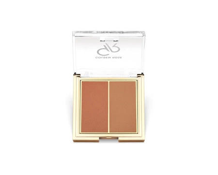 GOLDEN ROSE Iconic Blush Duo róż 03 Rosy Bronze 2x3g