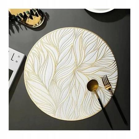 ECARLA podkładka na stół okrągła Złota 38cm MP43 1szt