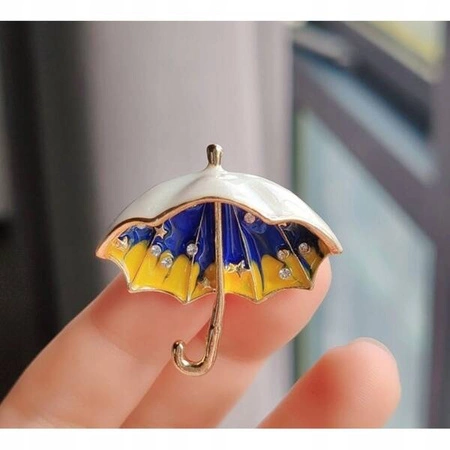 ECARLA broszka kryształowa Parasol BZ160