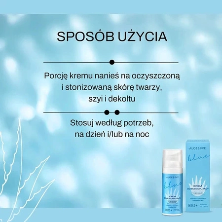 SYLVECO Aloesove Blue krem do twarzy odbudowujący 50ml TERMIN 12-2025