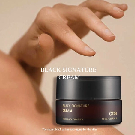 OTTIE Black Signature krem do twarzy ze śluzem ślimaka 50ml